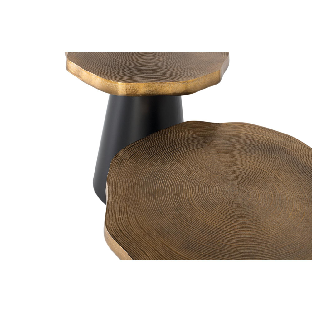 GINER Y COLOMER Набір з 2 металевих журнальних столиків 1709