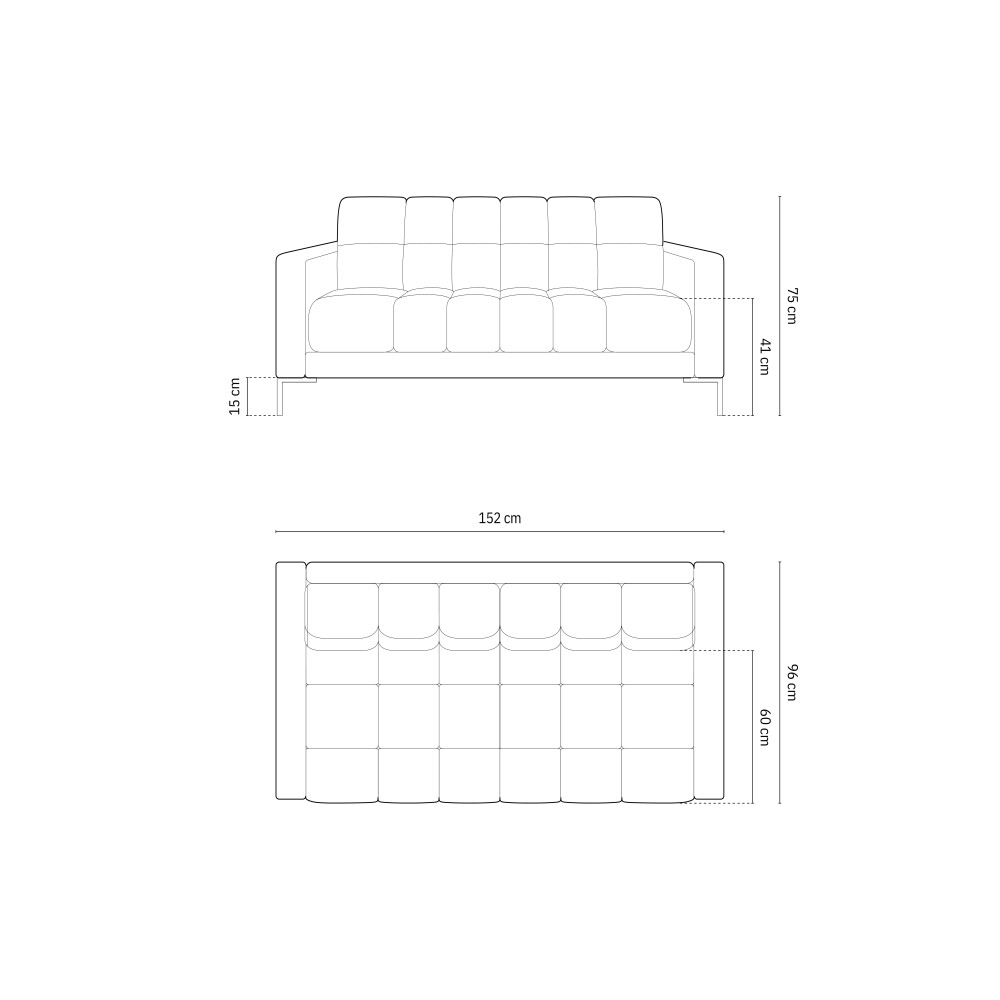 Micadoni Оксамитовий диван, 