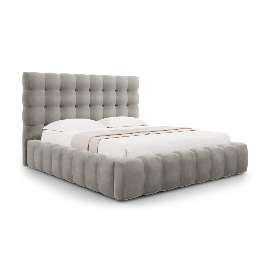 Micadoni Оксамитове ліжко з місцем для зберігання речей та узголів'ям, Micadoni Оксамитове ліжко з місцем для зберігання речей та узголів'ям,