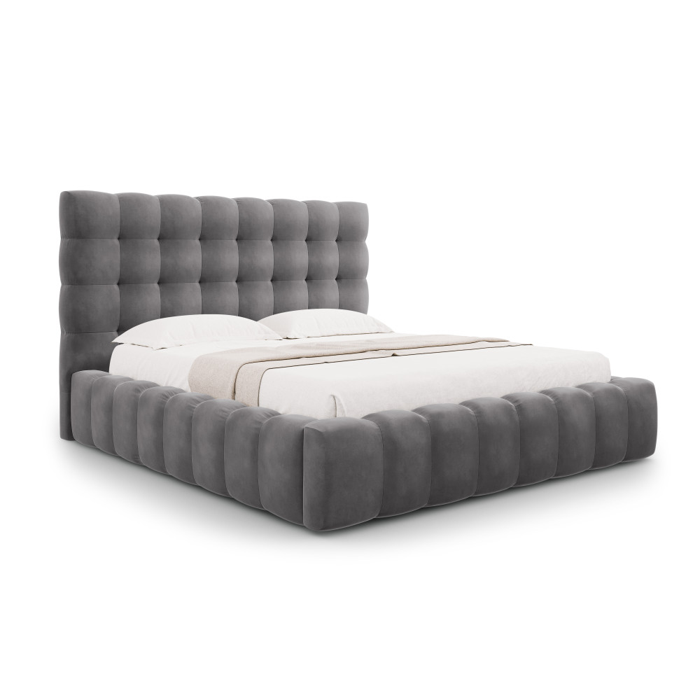Micadoni Оксамитове ліжко з місцем для зберігання речей та узголів'ям, Micadoni Оксамитове ліжко з місцем для зберігання речей та узголів'ям,