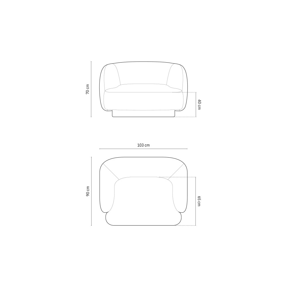 Micadoni Оксамитове крісло, 