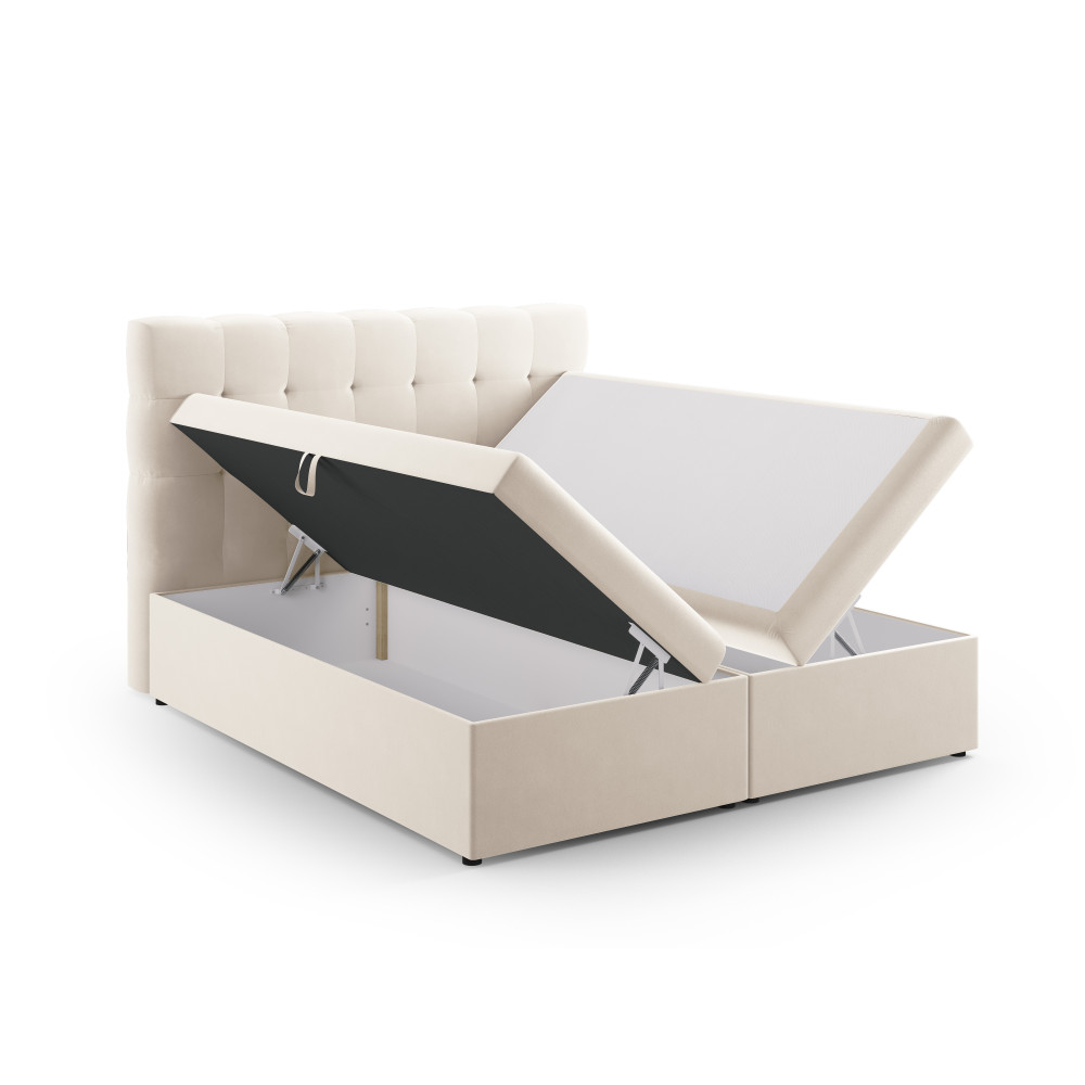 Micadoni Комплект ліжка з пружинним матрацом: узголів'я + пружинний матрац/матрац + наматрацник, 