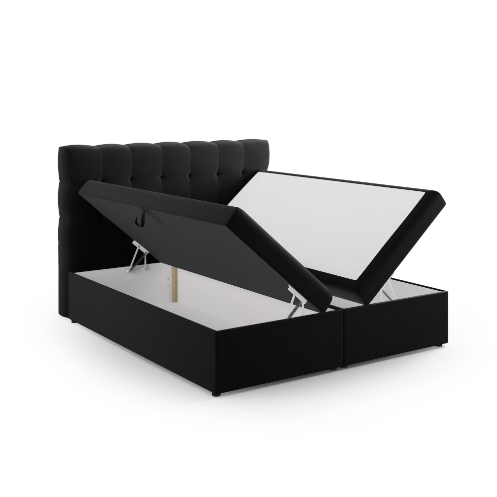 Micadoni Комплект ліжка з пружинним матрацом: узголів'я + пружинний матрац/матрац + наматрацник, 