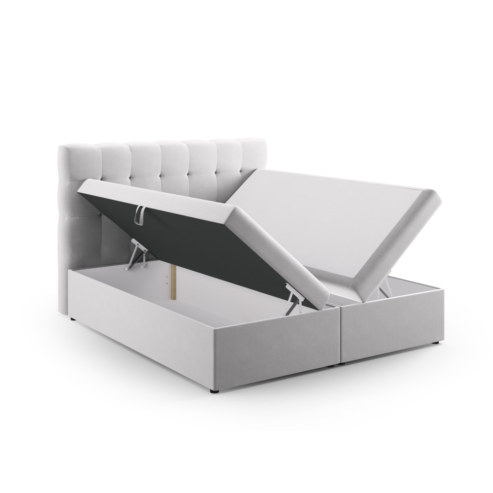 Micadoni Комплект ліжка з пружинним матрацом: узголів'я + пружинний матрац/матрац + наматрацник, 