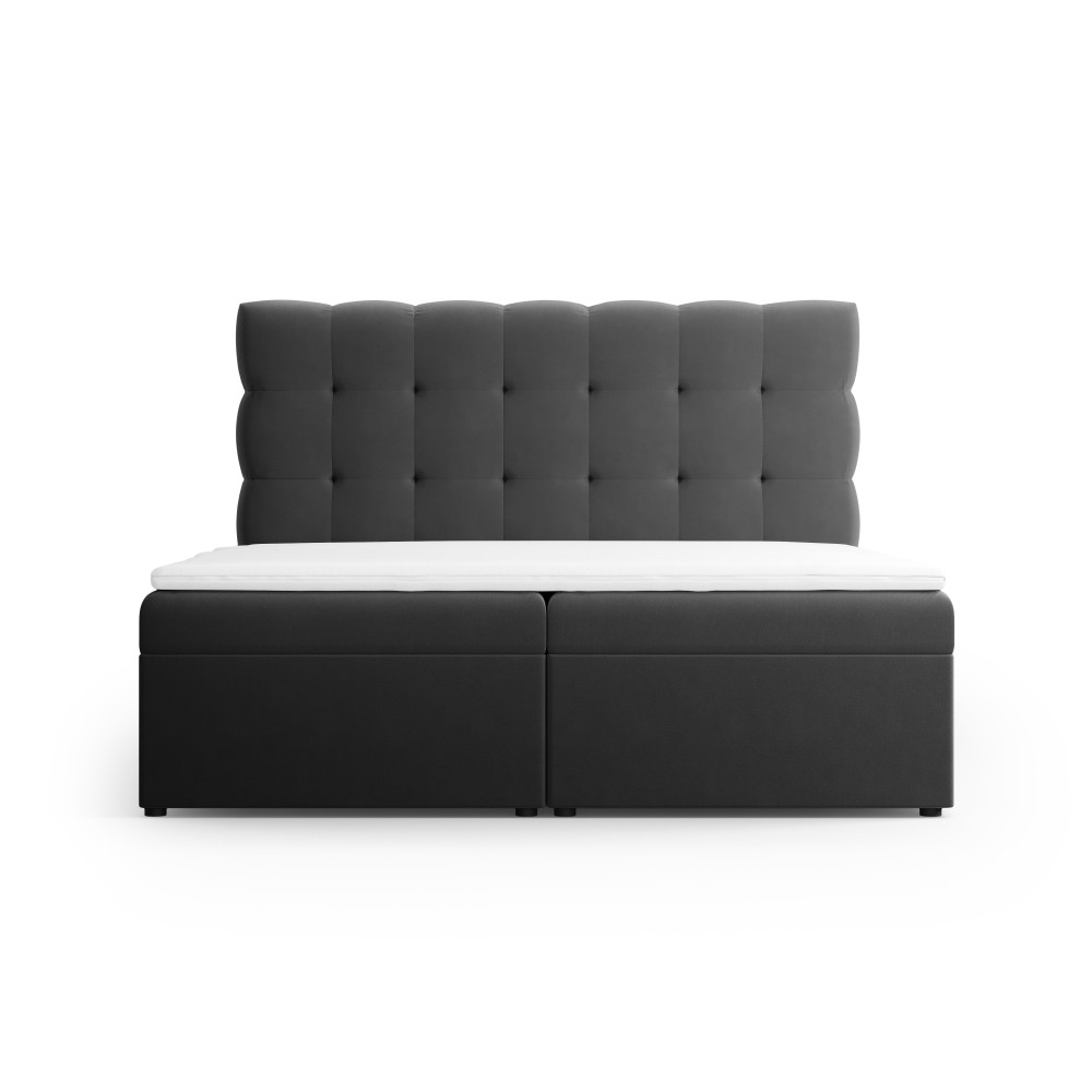 Micadoni Комплект ліжка з пружинним матрацом: узголів'я + пружинний матрац/матрац + наматрацник, 