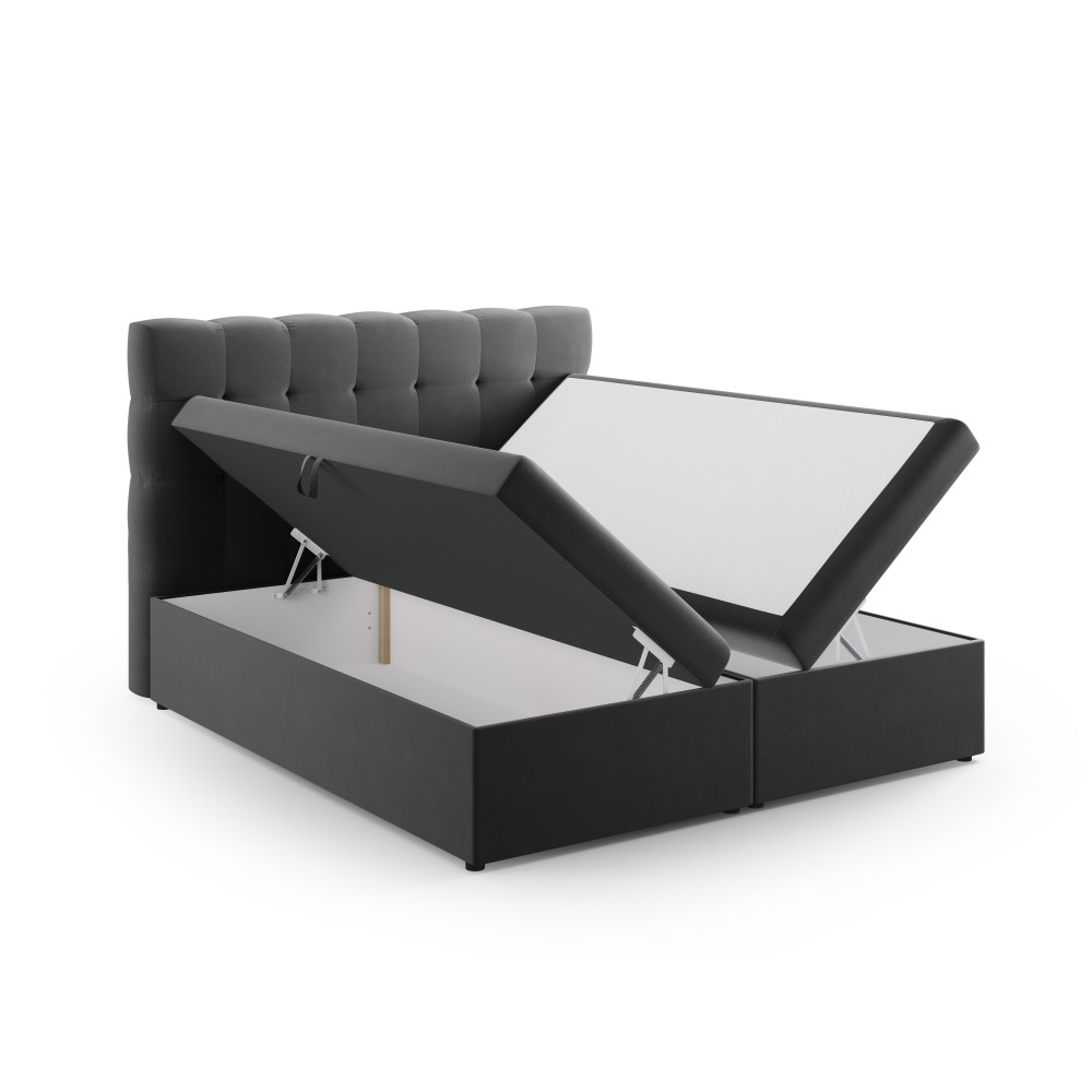 Micadoni Комплект ліжка з пружинним матрацом: узголів'я + пружинний матрац/матрац + наматрацник, 