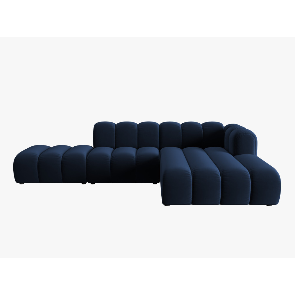 Micadoni Оксамитовий модульний правий кутовий диван, 