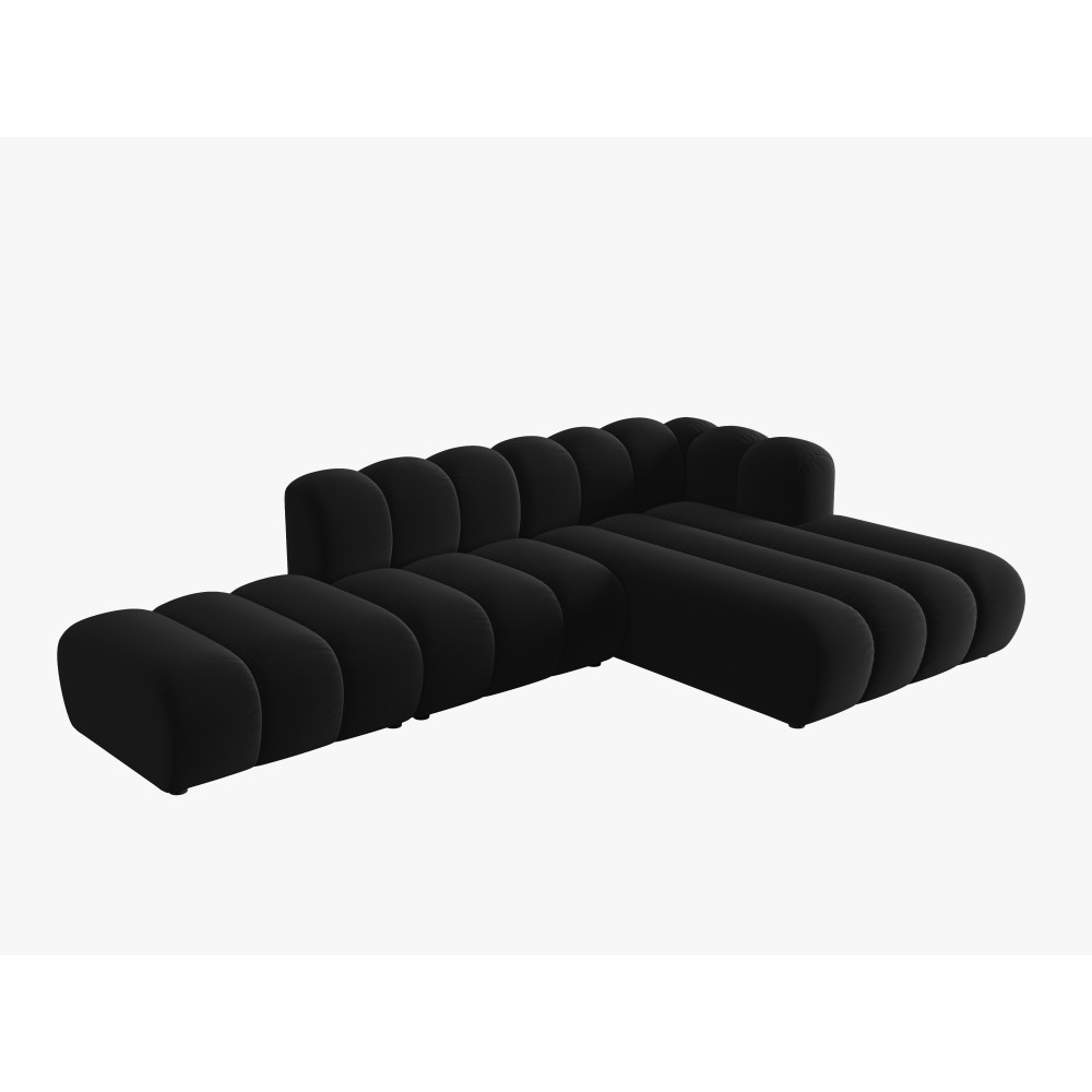 Micadoni Оксамитовий модульний правий кутовий диван, 