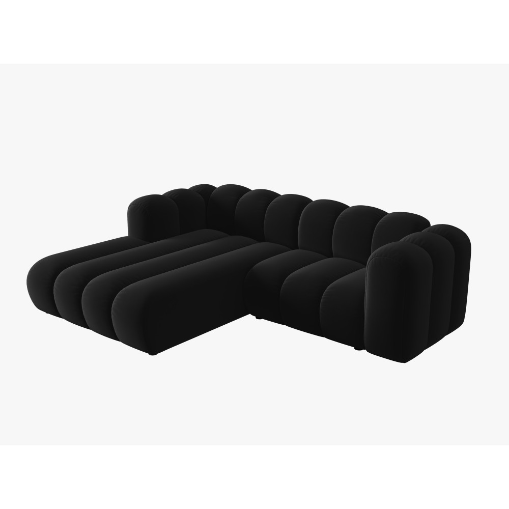 Micadoni Оксамитовий модульний кутовий диван лівий, 