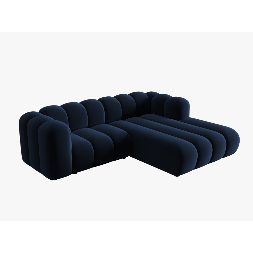 Micadoni Оксамитовий модульний кутовий диван праворуч, 