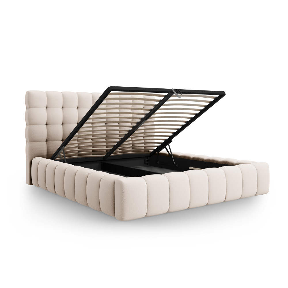 Micadoni Ліжко з місцем для зберігання речей та узголів'ям, 