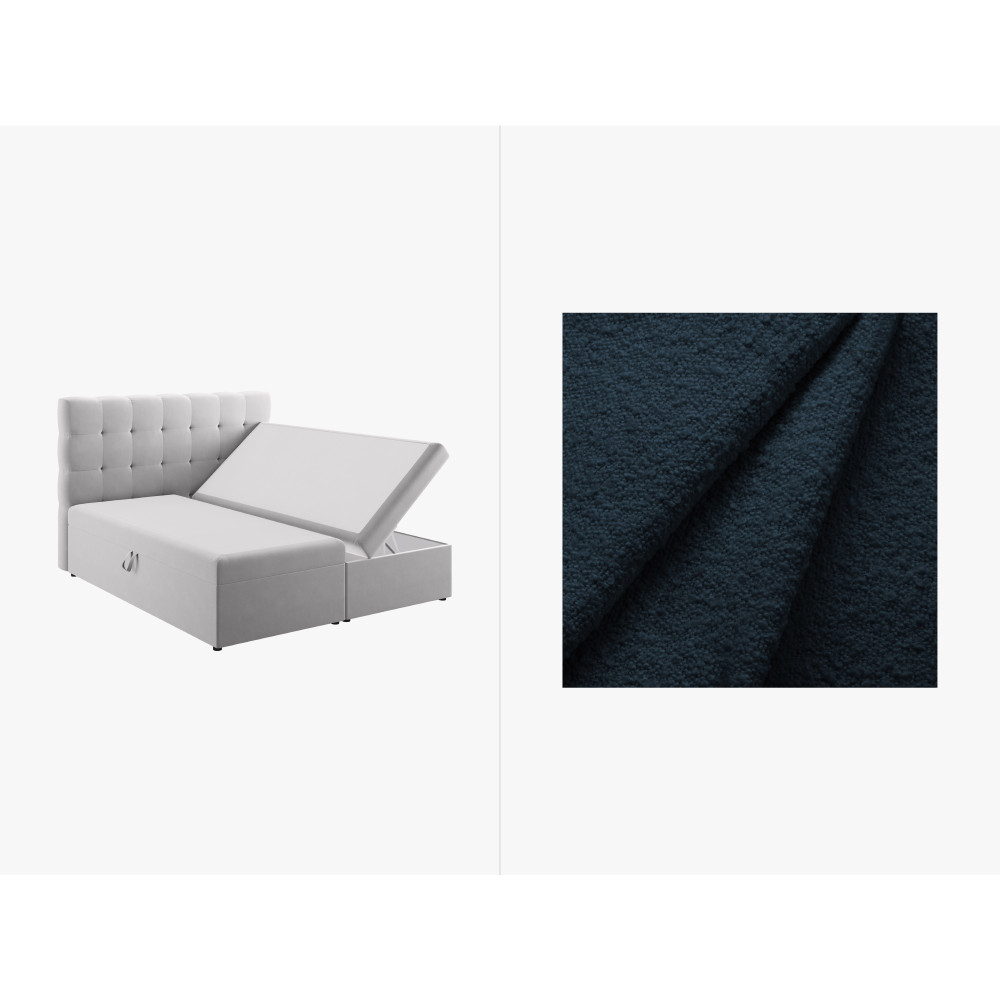 Micadoni Комплект ліжка з пружинним матрацом: узголів'я + пружинний матрац/матрац + наматрацник, 