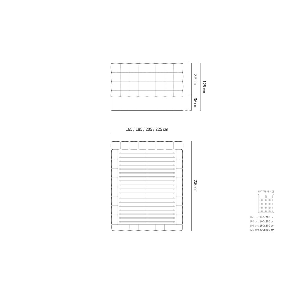 Micadoni Оксамитове ліжко з місцем для зберігання речей та узголів'ям, Micadoni Оксамитове ліжко з місцем для зберігання речей та узголів'ям,