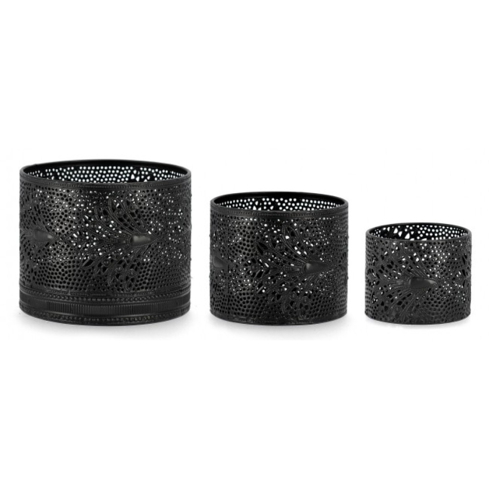 Bizzotto НАБІР 3 LARJAM RO ЧОРНИЙ ЛІХТАР Bizzotto НАБІР 3 LARJAM RO ЧОРНИЙ ЛІХТАР