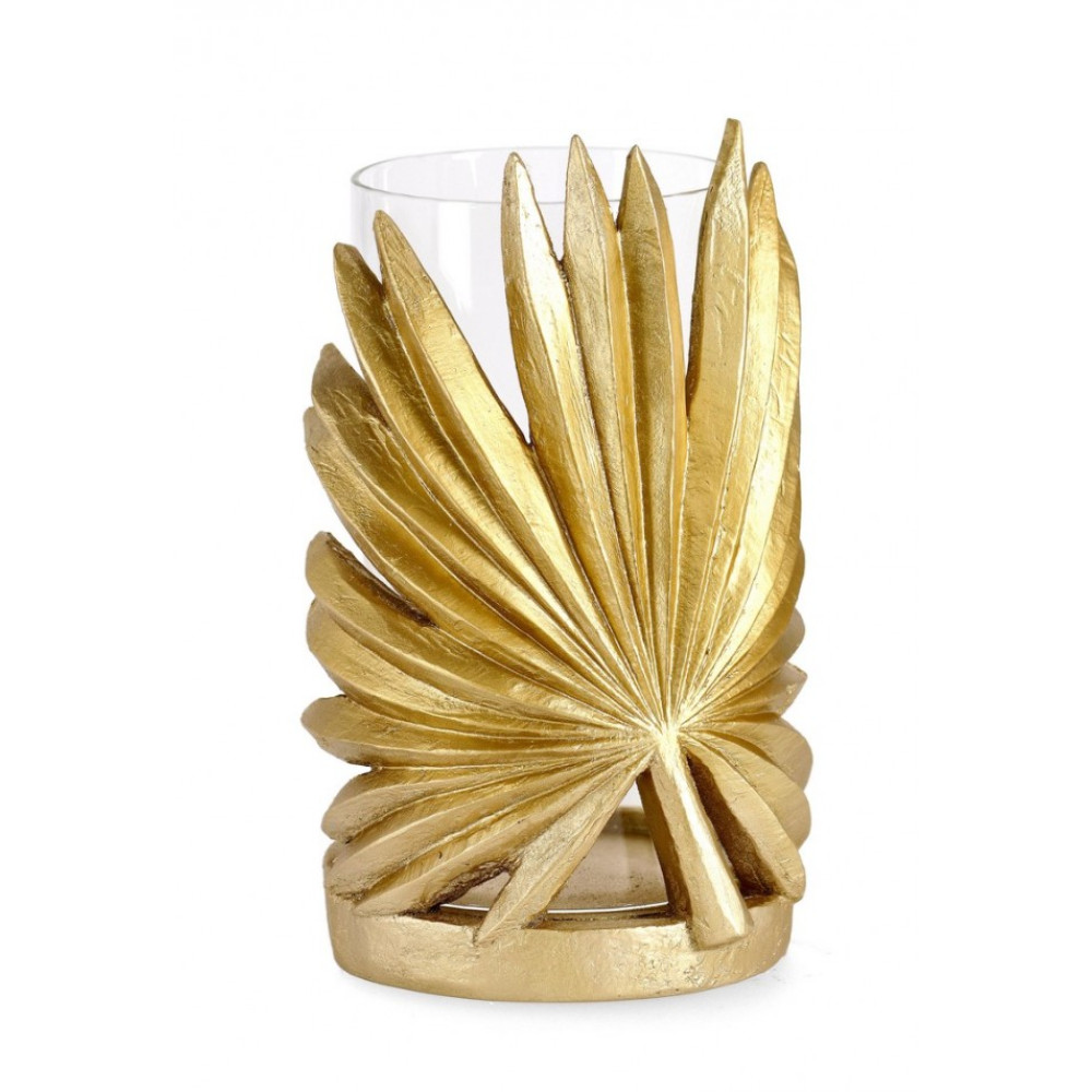 Bizzotto ПІДСВІЧНИК PALONG GO ПАЛЬМОВИЙ ЛИСТ H24,5 Bizzotto ПІДСВІЧНИК PALONG GO ПАЛЬМОВИЙ ЛИСТ H24,5