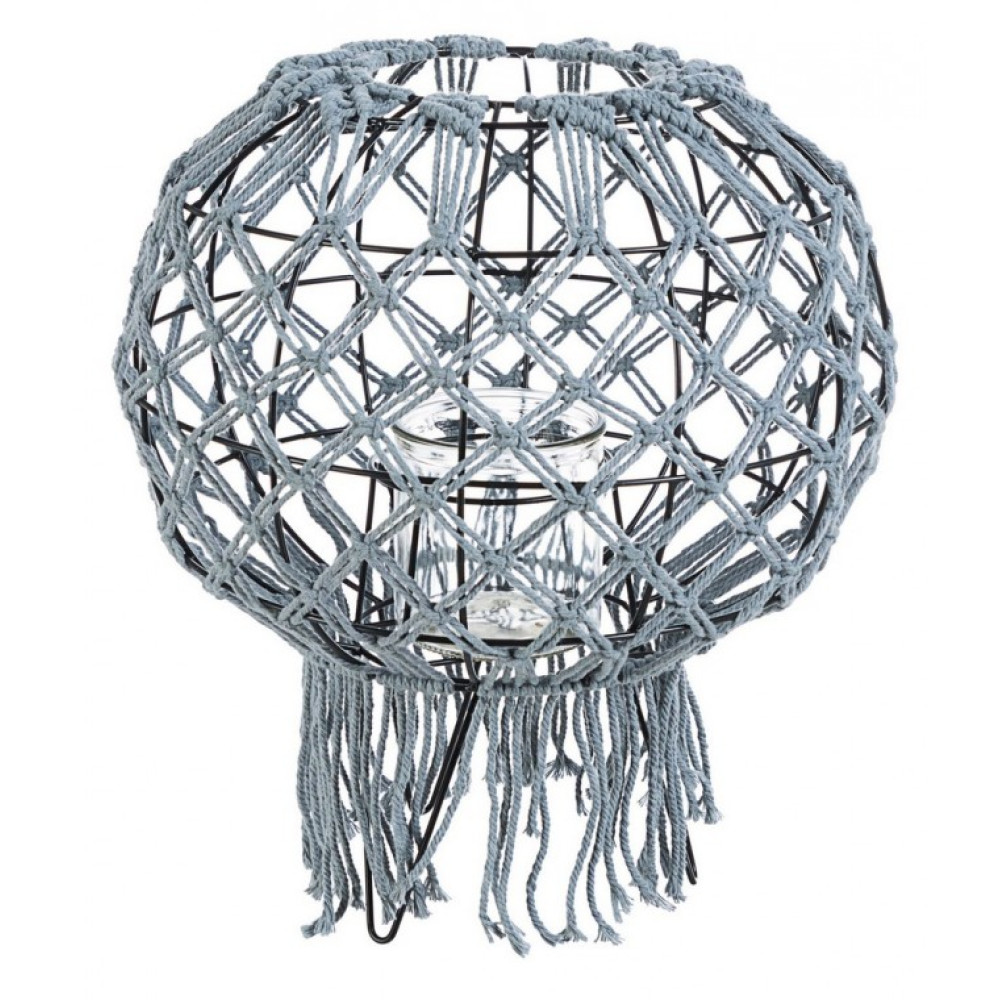 Bizzotto МАКРАМЕ СІРИЙ ЛІХТАР H38 Bizzotto МАКРАМЕ СІРИЙ ЛІХТАР H38