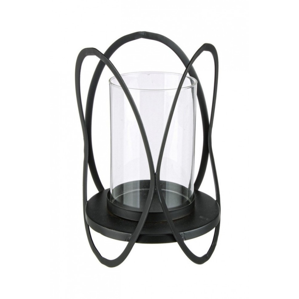 Bizzotto ПІДСВІЧНИК ADHIRA ЧОРНИЙ H39