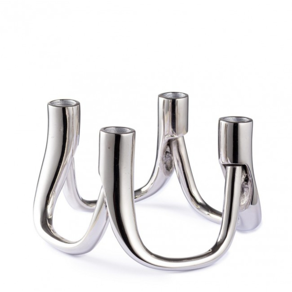 Bizzotto МІФРІЙ СРІБНИЙ СВІЧНИК 4F H13