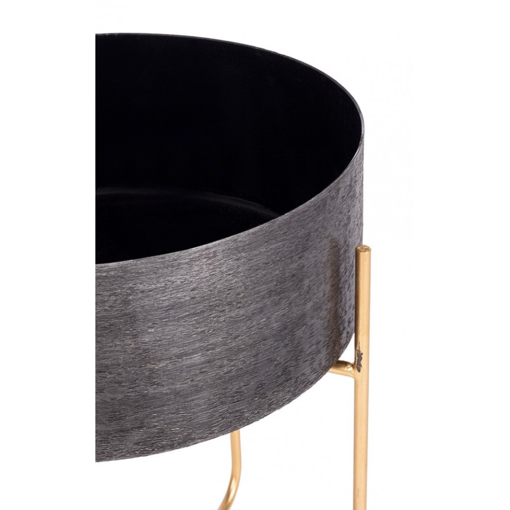 Bizzotto НАБІР 2 ПІДСТАВКА ВАРАНАСИ RO ЧОРНИЙ ВАЗА-ТРИМАЧ