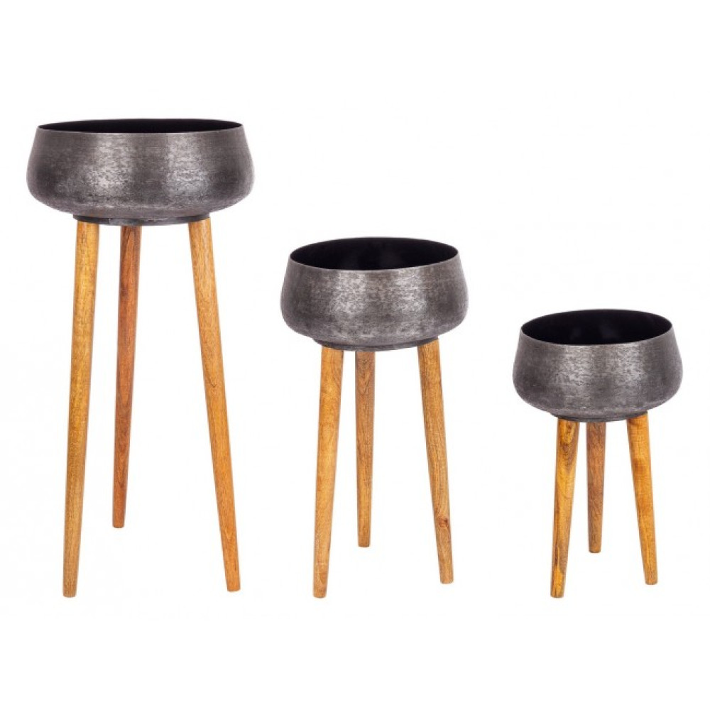 Bizzotto НАБІР 3 VARANASI TRIPOD RO BLAC ТРИМАЧ ДЛЯ ВАЗ