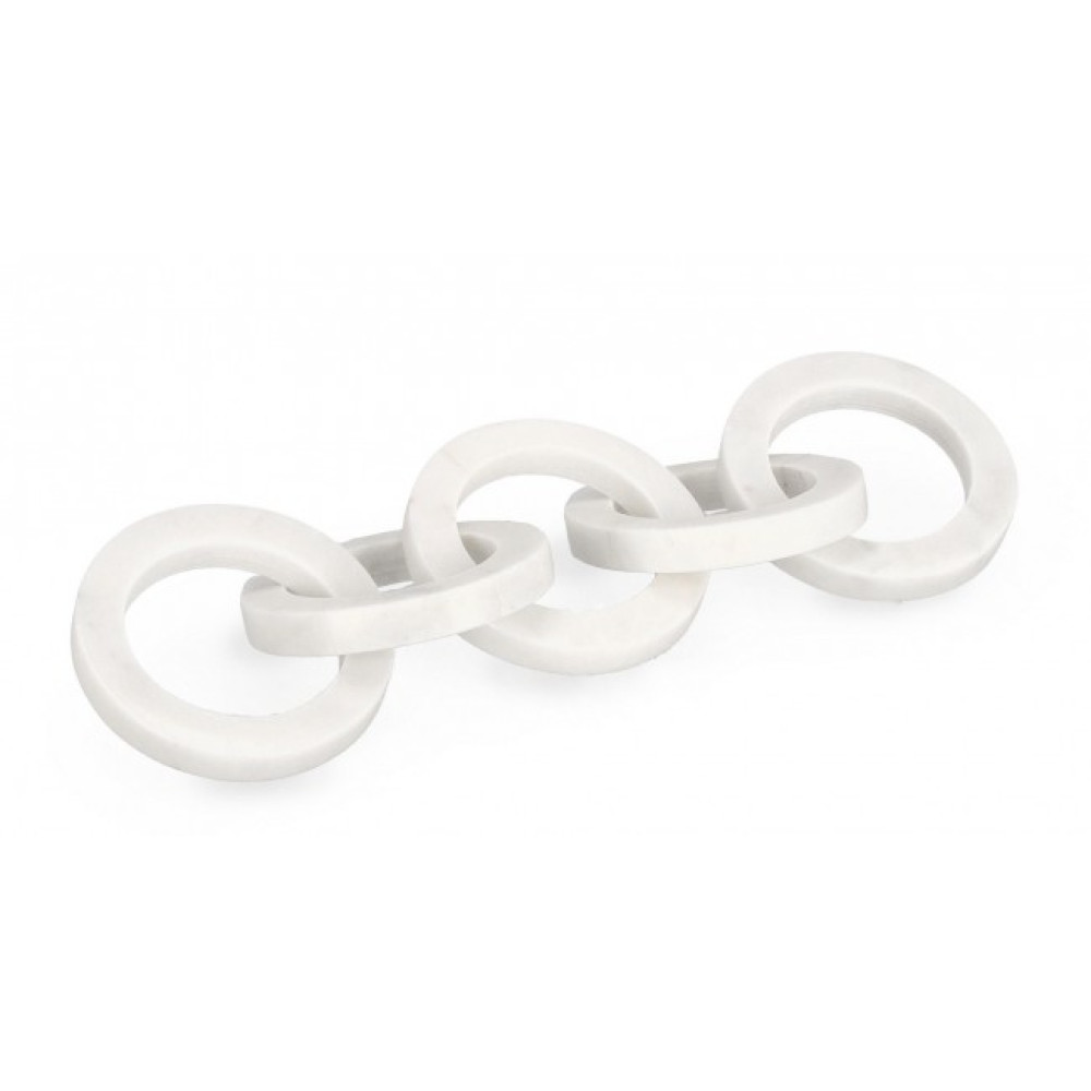 Bizzotto ДЕКОРАЦІЯ МАРМУРНОГО ЛАНЦЮЖКА KANDY WH 5R Bizzotto ДЕКОРАЦІЯ МАРМУРНОГО ЛАНЦЮЖКА KANDY WH 5R