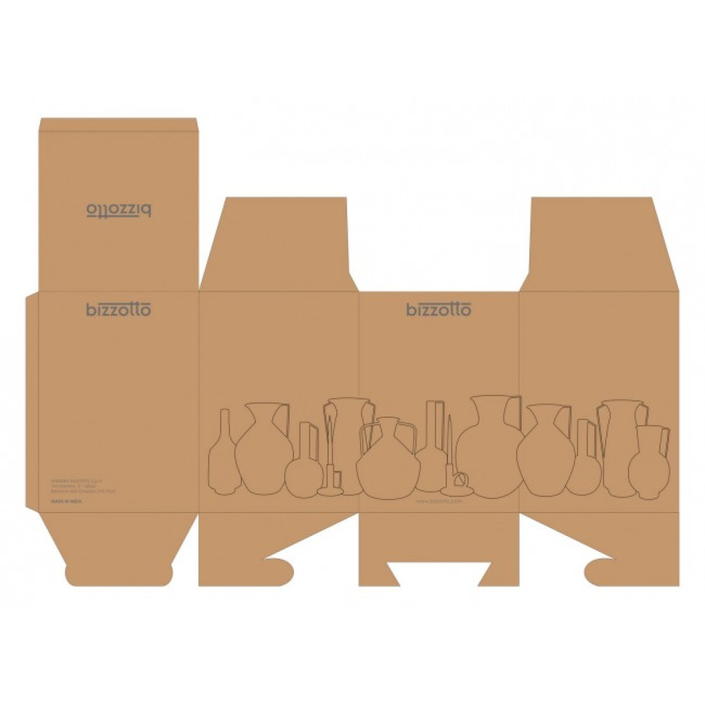 Bizzotto АСКОС 1H RO ТЕМНО-ЗЕЛЕНА АМФОРА H41,5