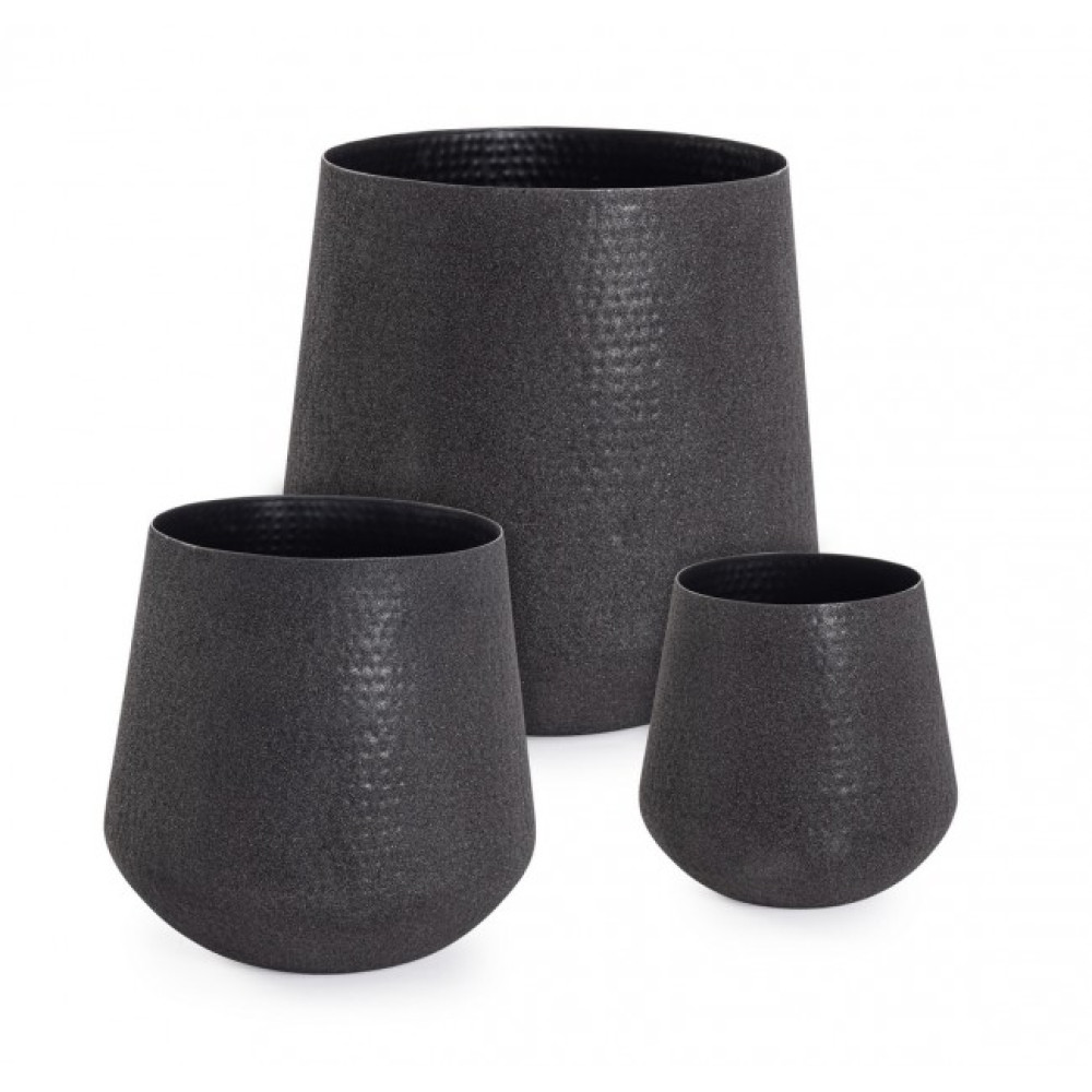 Bizzotto НАБІР 3 KENAR RO ЧОРНИЙ ВАЗОТРИМАТЕЛЬ