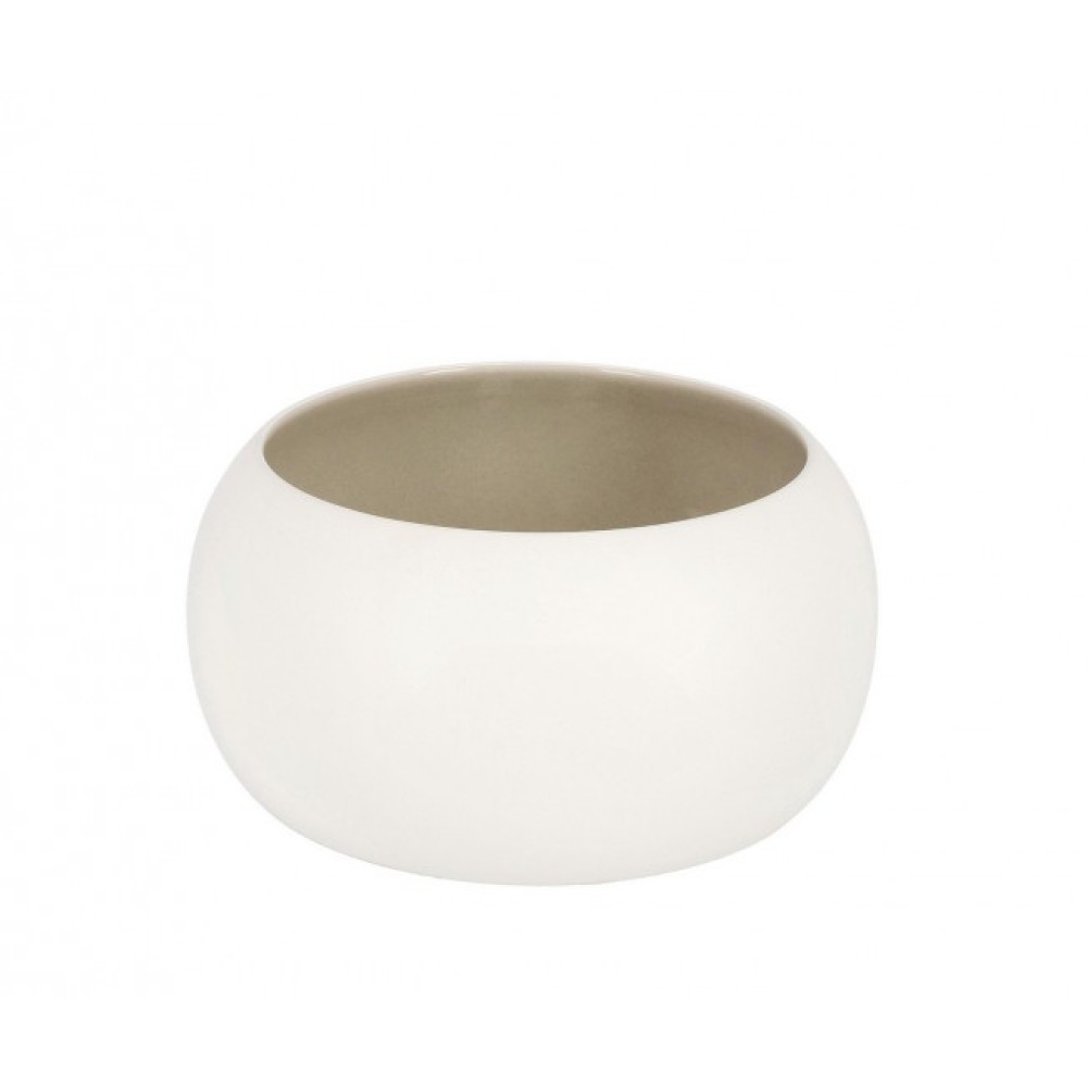 Bizzotto ДЕКОРАТИВНА МИСКА БІЛИЙ ЛАК Д20,2