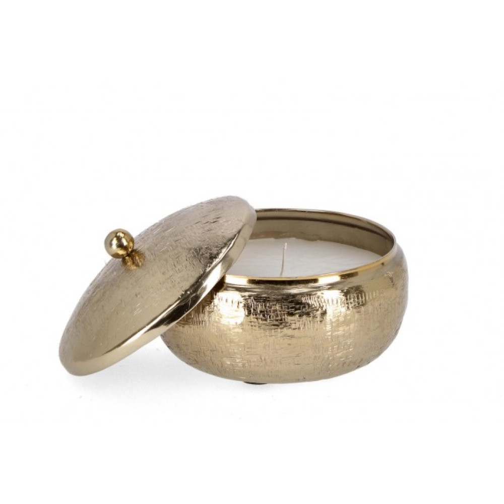 Bizzotto СВІЧКА ЗОЛОТА ТОЧАРНА КРИВА W-КРИШКА D16,5