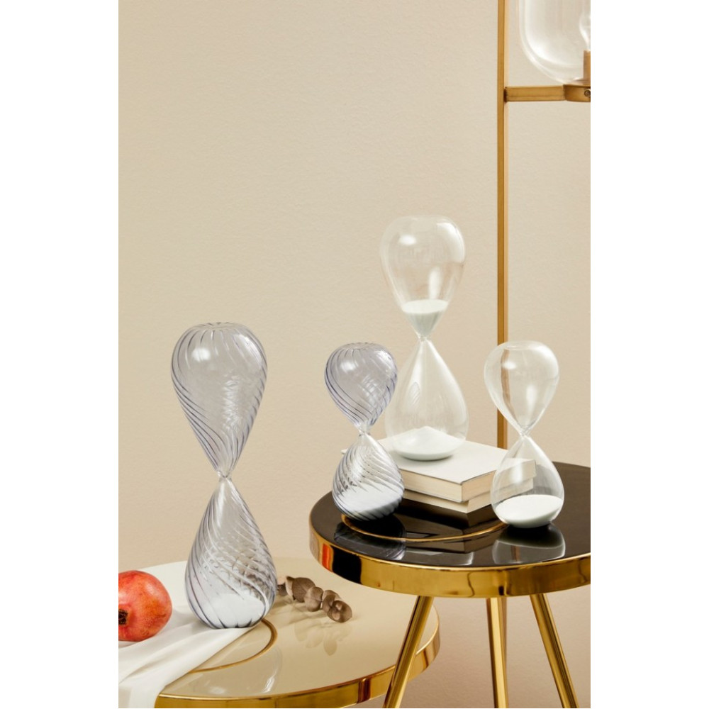 Bizzotto КРОНОС ПРОЗОРО-БІЛИЙ ПІСОЧНИЙ ГОДИННИК H20,3 Bizzotto КРОНОС ПРОЗОРО-БІЛИЙ ПІСОЧНИЙ ГОДИННИК H20,3