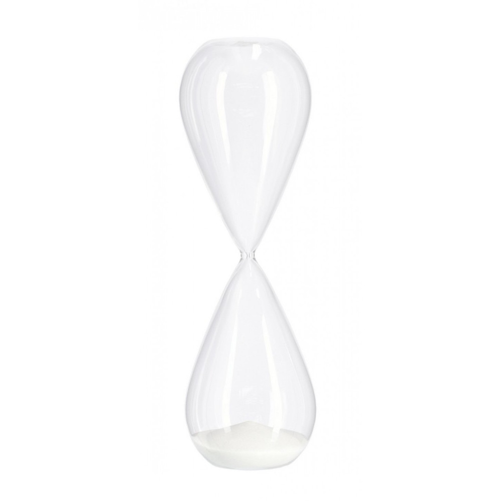 Bizzotto КРОНОС ПРОЗОРО-БІЛИЙ ПІСОЧНИЙ ГОДИННИК H38,3