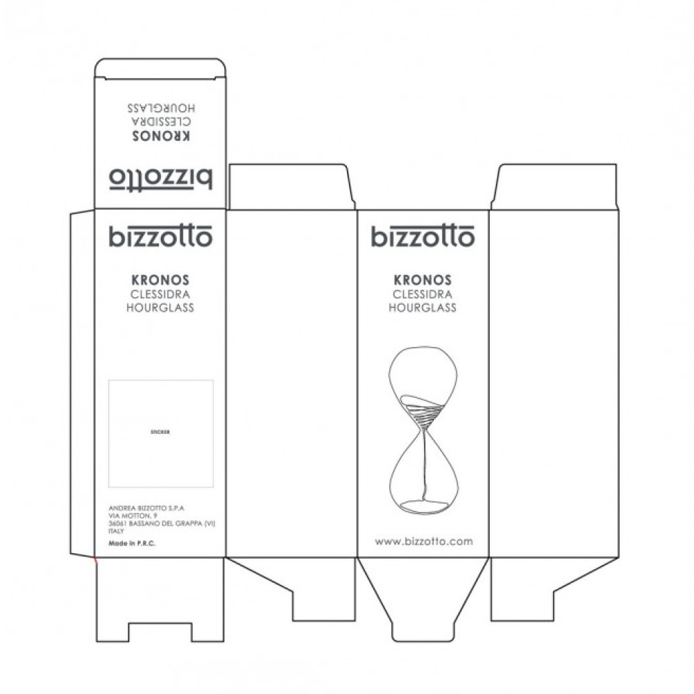 Bizzotto КРОНОС ПРОЗОРО-КОРИЧНЕВИЙ ПІСОЧНИЙ ГОДИННИК H29 Bizzotto КРОНОС ПРОЗОРО-КОРИЧНЕВИЙ ПІСОЧНИЙ ГОДИННИК H29