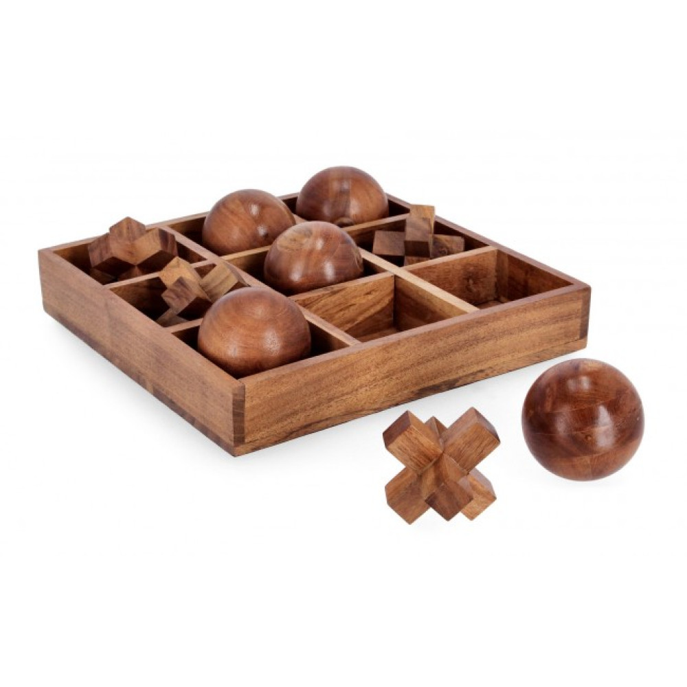 Bizzotto FORTUNE TRIS WOOD DECORATION 28,5X28,5