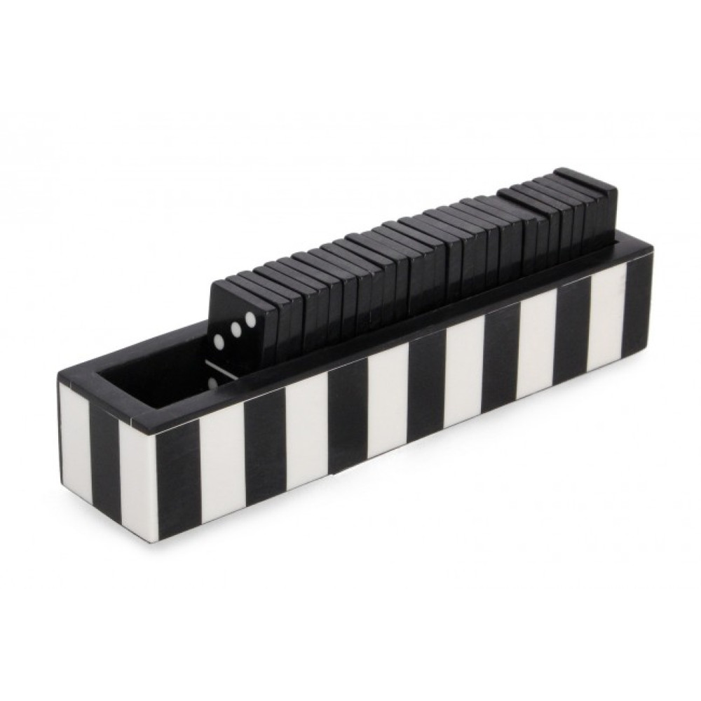 Bizzotto FORTUNE DOMINO BLACK DECORATION 20,5X4,5