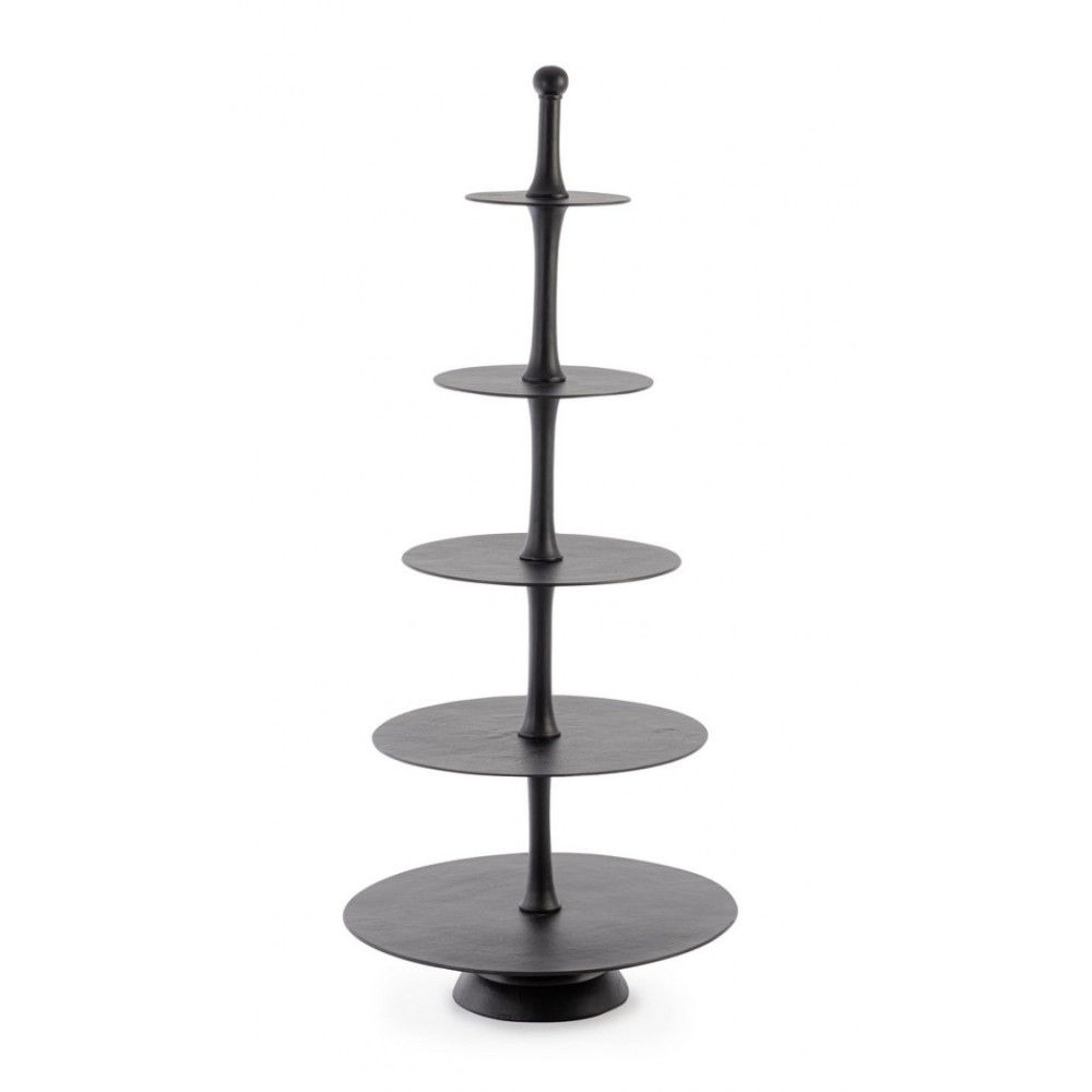 Bizzotto ПІДСТАВКА ДЛЯ ТОРТА MALLET BLACK DECOR H152