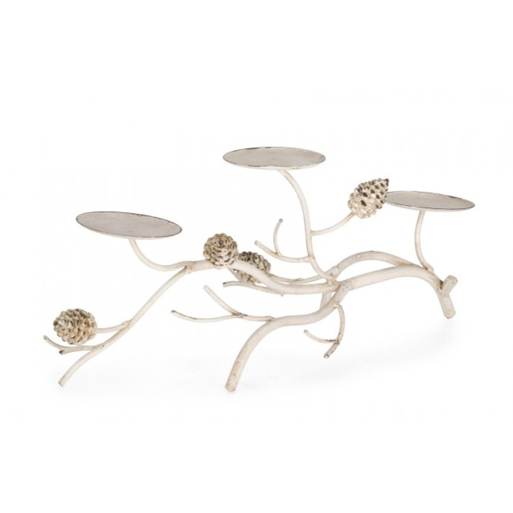 Bizzotto ПІДСВІЧНИК DEMETRA WH 3П Bizzotto ПІДСВІЧНИК DEMETRA WH 3П