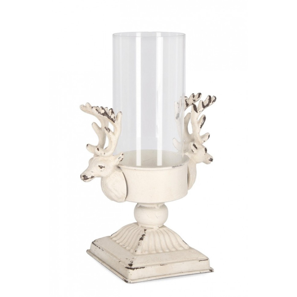 Bizzotto ПІДСВІЧНИК SELENE БІЛИЙ 1P H33