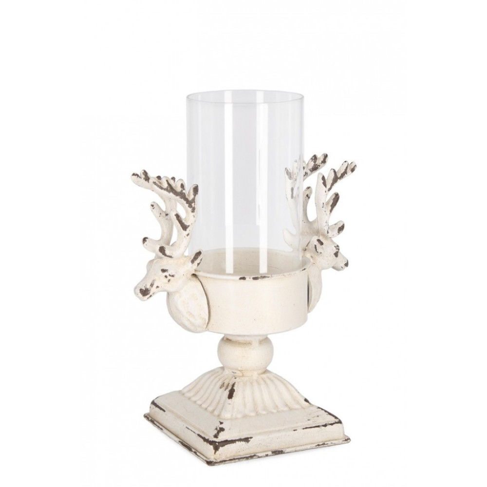 Bizzotto ПІДСВІЧНИК SELENE БІЛИЙ 1P H29