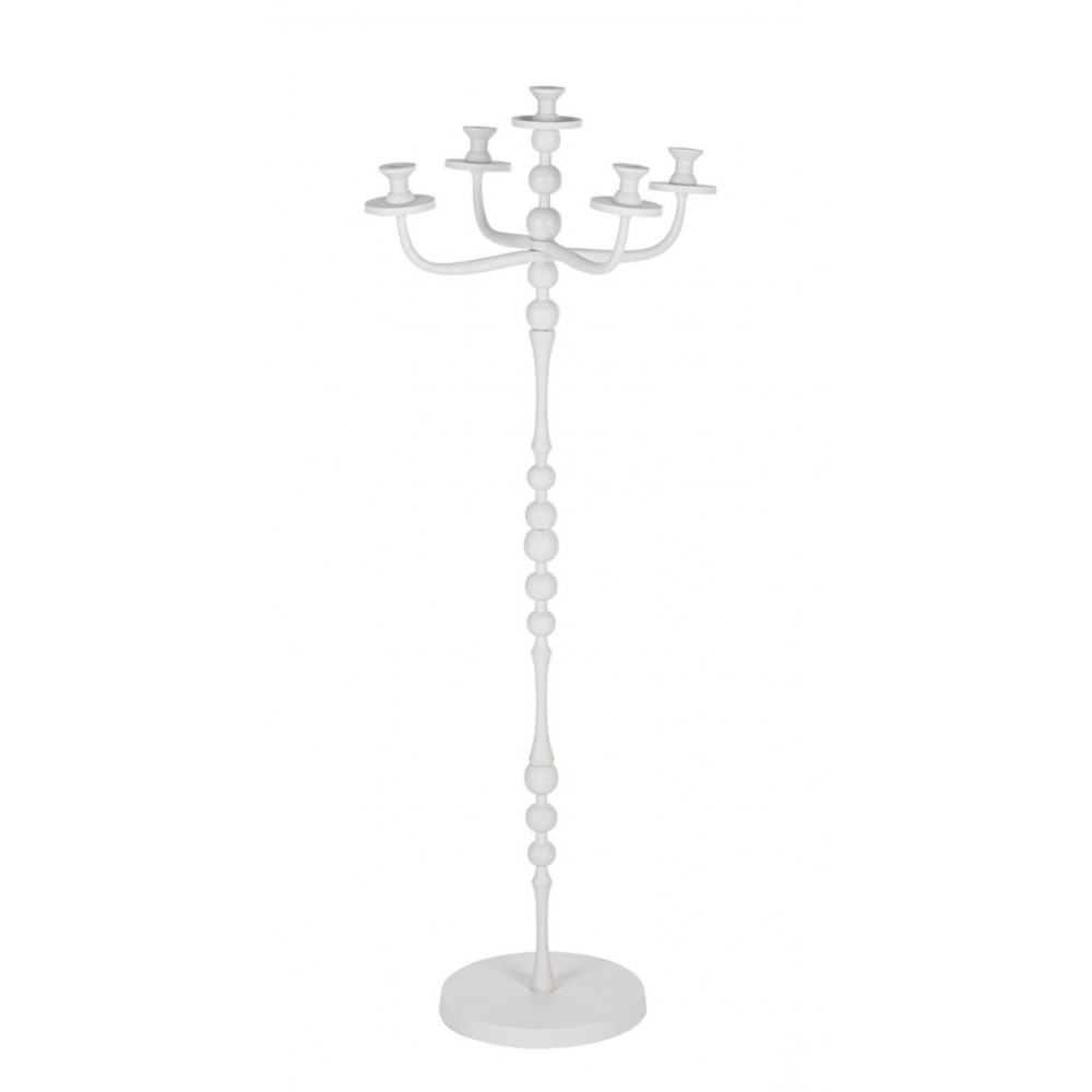 Bizzotto СВІЧНИК РІДІ БІЛИЙ 5F H123 Bizzotto СВІЧНИК РІДІ БІЛИЙ 5F H123