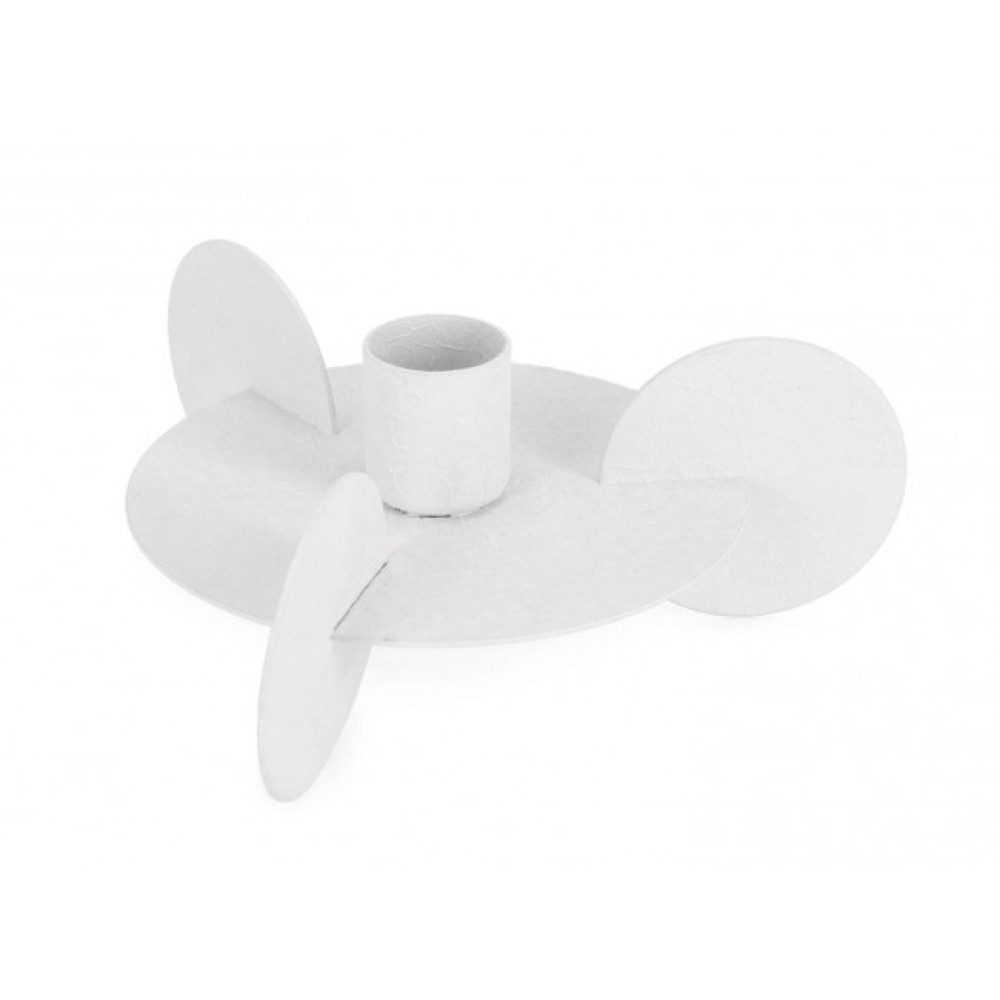 Bizzotto ПІДСВІЧНИК RIDHI БІЛИЙ 1P D12,5 Bizzotto ПІДСВІЧНИК RIDHI БІЛИЙ 1P D12,5