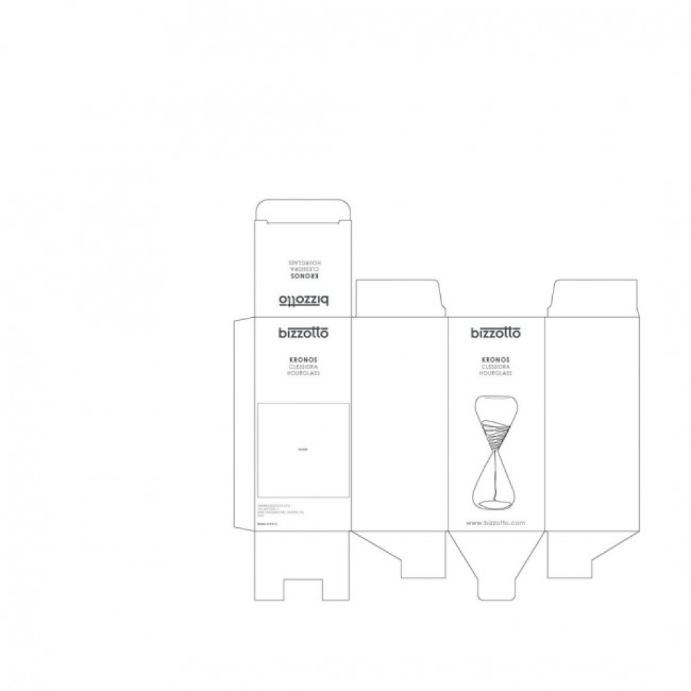 Bizzotto KRONOS AMBRE-WHITE ПІСОЧНИЙ ГОДИННИК H15.3