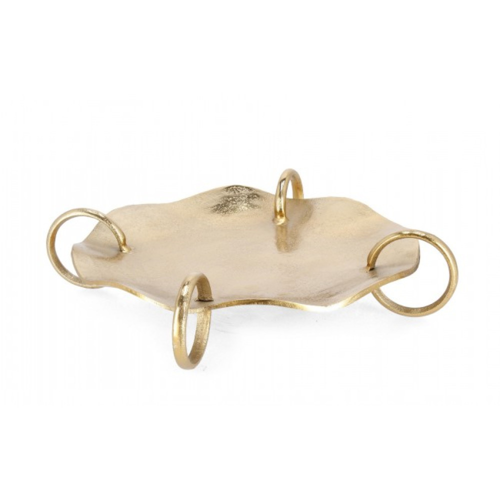 Bizzotto SAGAR RO GOLD ДЕКОРАТИВНИЙ ПІДНОС D46