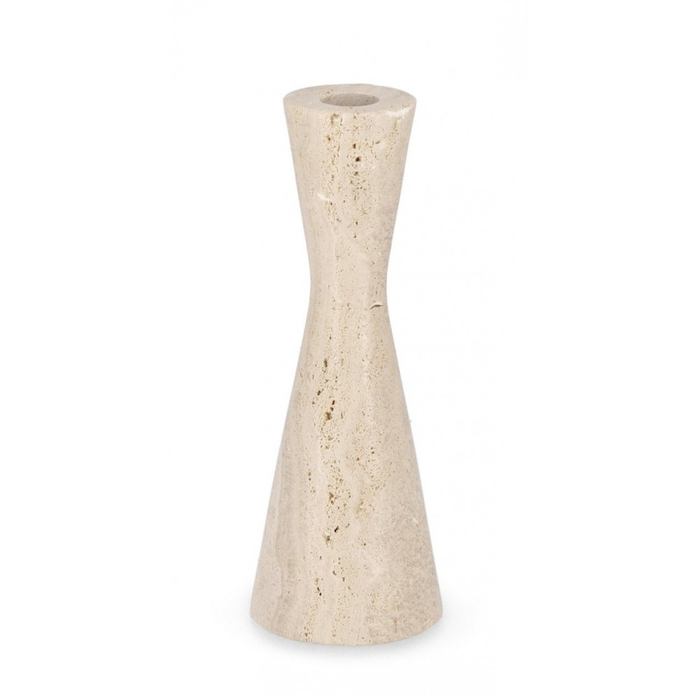 Bizzotto ПІДСВІЧНИК ТІРАК БЕЖЕВИЙ ТРАВЕРТИНОВИЙ H20