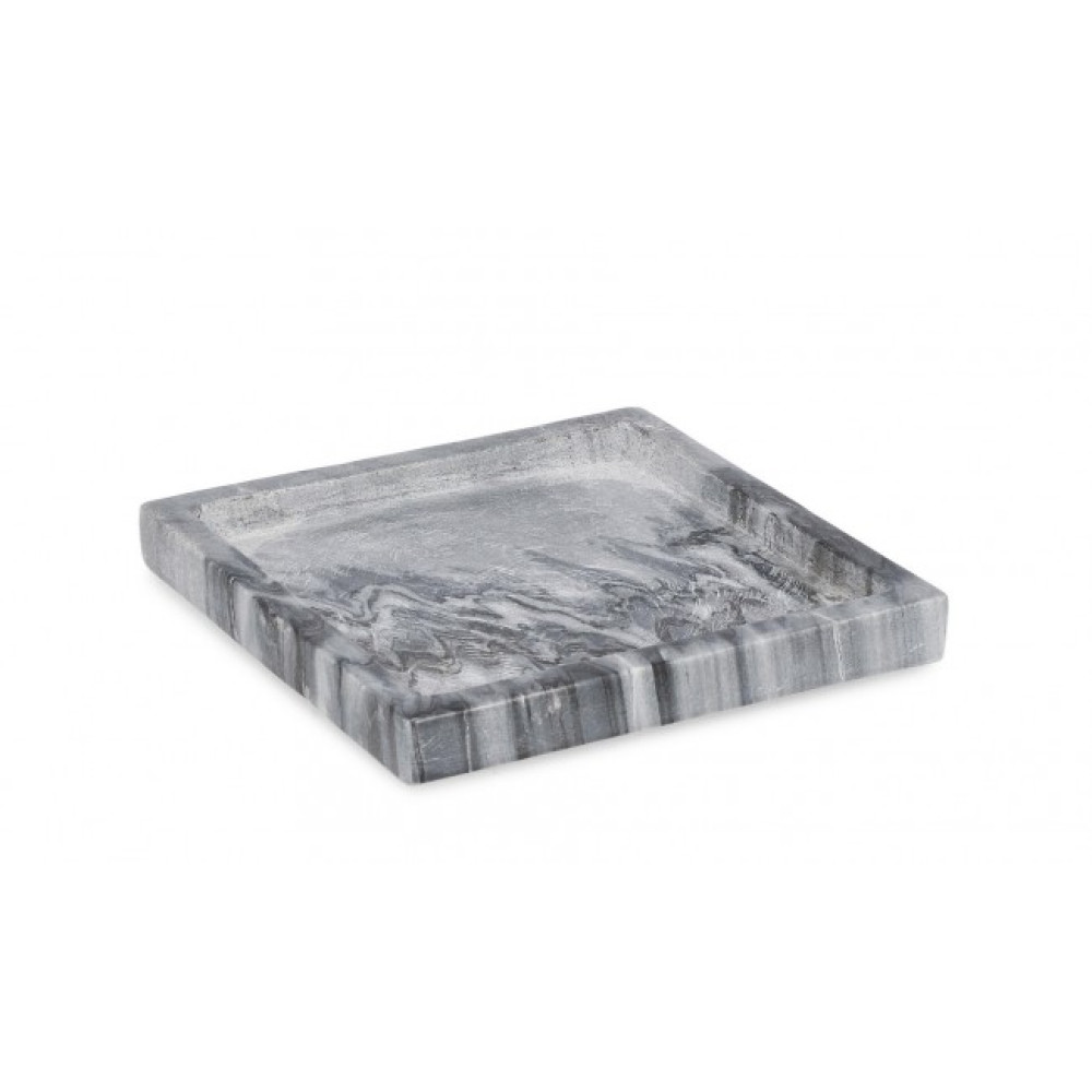 Bizzotto ДЕКОРАТИВНА ТАРІЛКА МАРМУР KANDY GREY 20X20