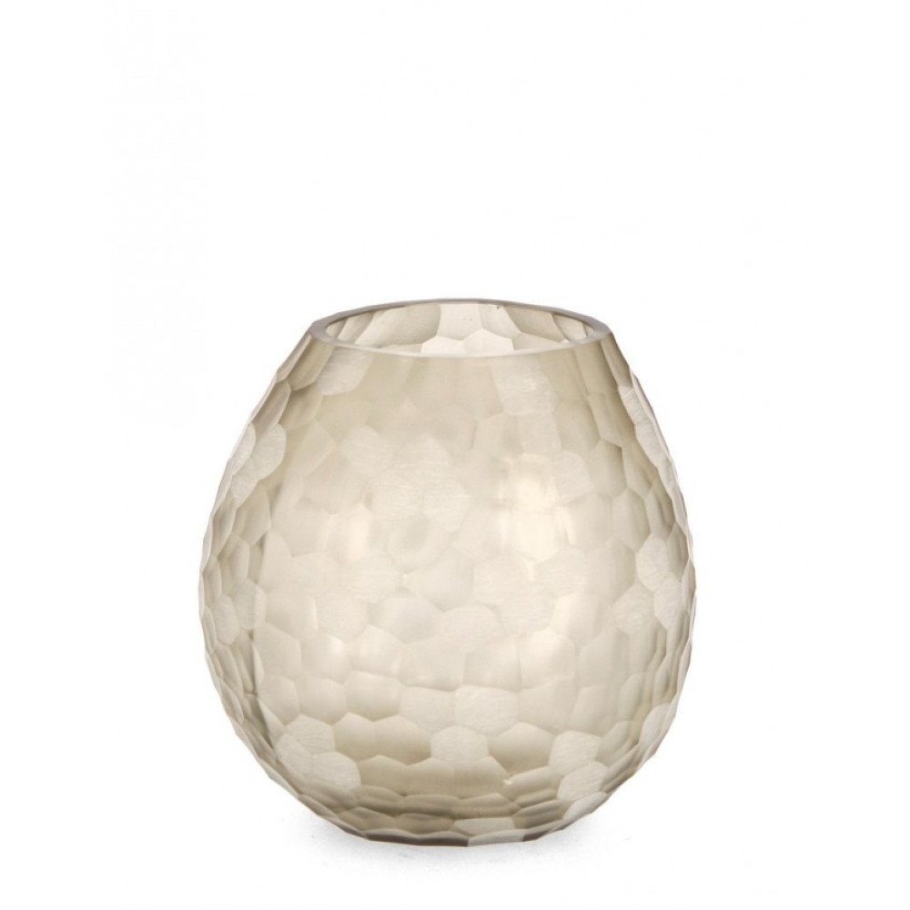 Bizzotto БЕЖЕВА СКЛЯНА ВАЗА SAMPUR H19,5 Bizzotto БЕЖЕВА СКЛЯНА ВАЗА SAMPUR H19,5