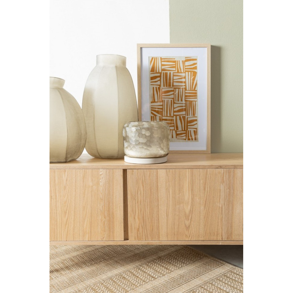 Bizzotto СКЛЯНИЙ СВІЧНИК SAMPUR BEI W-ОСНОВА H19 Bizzotto СКЛЯНИЙ СВІЧНИК SAMPUR BEI W-ОСНОВА H19