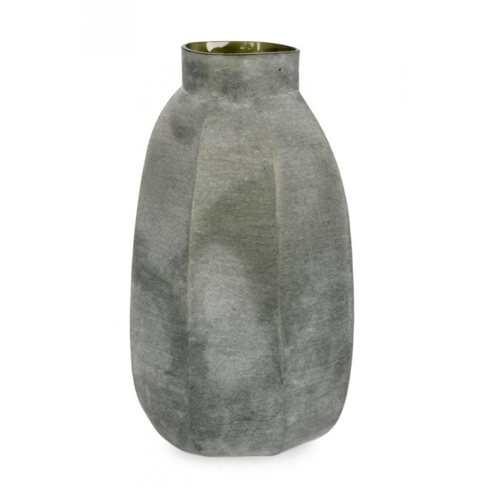 Bizzotto ПЛЯШКА MIRISSA GREEN GL DECOR H49,5