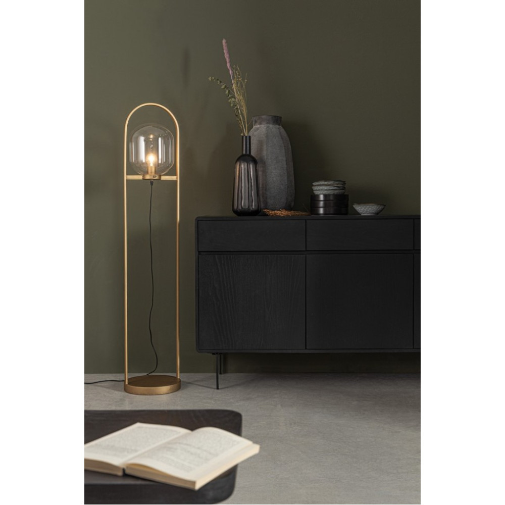 Bizzotto ПЛЯШКА MIRISSA GREEN GL DECOR H49,5