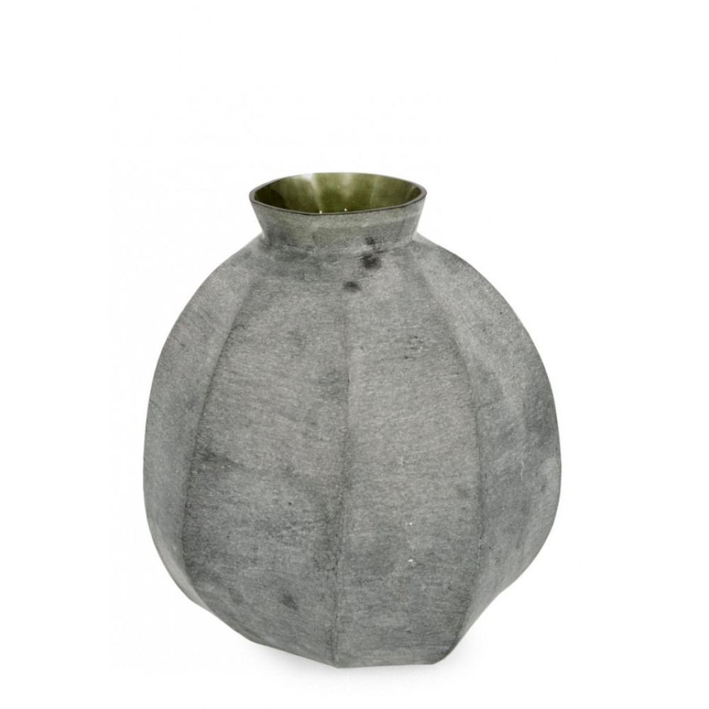 Bizzotto ПЛЯШКА MIRISSA GREEN GL DECOR H37