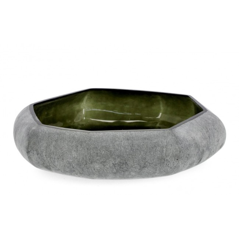 Bizzotto ДЕКОРАТИВНА МИСКА MIRISSA GREEN GL D46